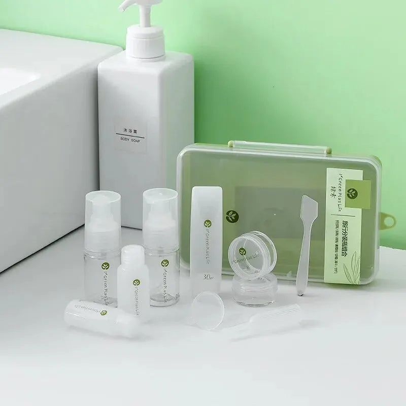 10PCS Travel-Friendly Skincare Bottle Set