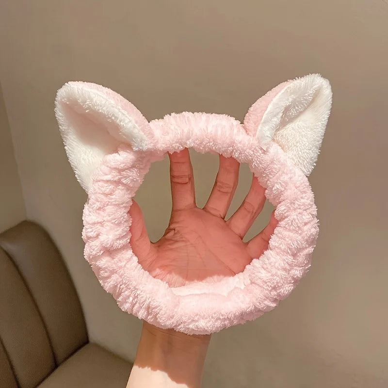 Cat Ear Skincare Headband