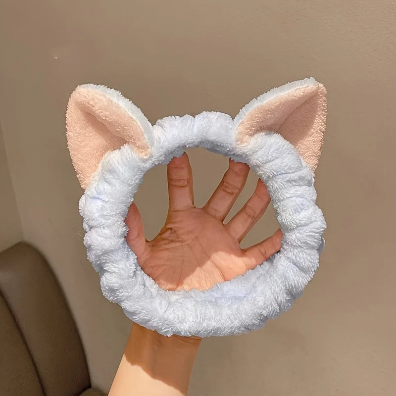 Cat Ear Skincare Headband