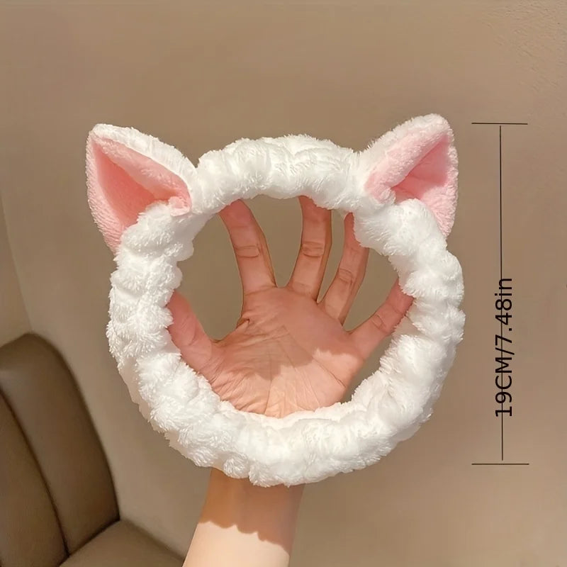 Cat Ear Skincare Headband