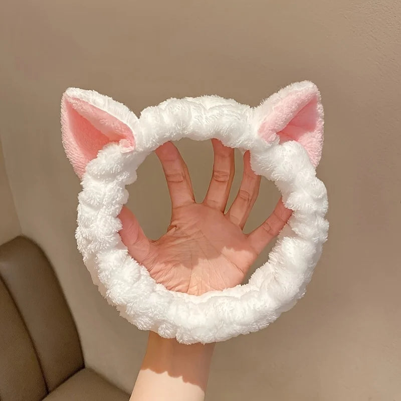 Cat Ear Skincare Headband