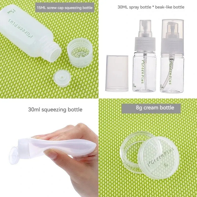 10PCS Travel-Friendly Skincare Bottle Set