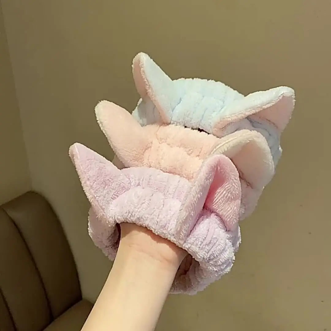 Cat Ear Skincare Headband